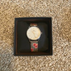 BNWT/BNIB Coach floral wristband watch